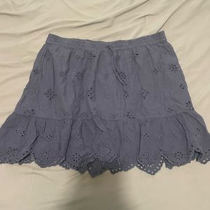 navy blue islet skirt